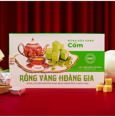 Bánh Đậu Xanh Rồng Vàng Hoàng Gia Vị Cốm