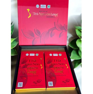 Sét Quà Tặng Trà Tôm Nõn 2 Hộp 500g